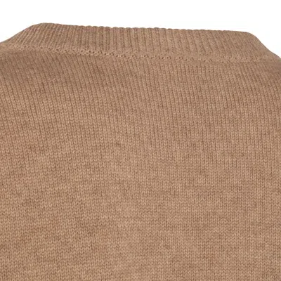 Brunello Cucinelli Knitwear With Long Sleeves Crewneck In Brown
