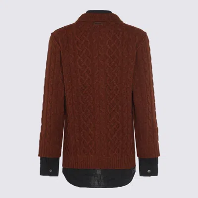 Moschino Sweaters Brown In Brown