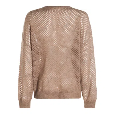 Brunello Cucinelli Sweaters Brown Caldo In Neutral