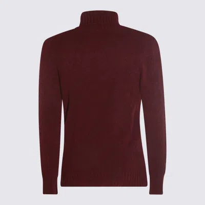 Piacenza Cashmere Turtleneck Ribbed-cuffs Sweater In Red