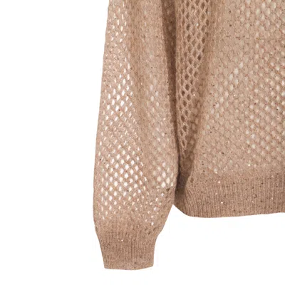 Brunello Cucinelli Sweaters Brown Caldo In Neutral