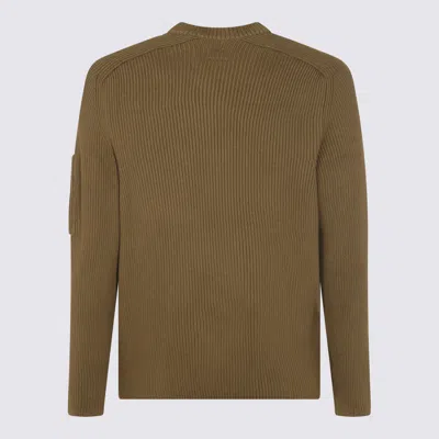 C.p. Company Sweaters Capers In Green