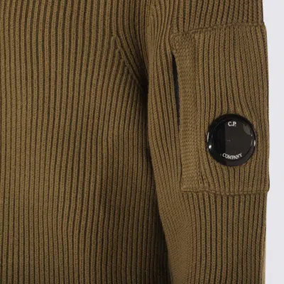 C.p. Company Sweaters Capers In Green