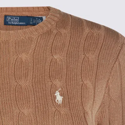 Polo Ralph Lauren Sweaters Collection Camel Melange In Brown