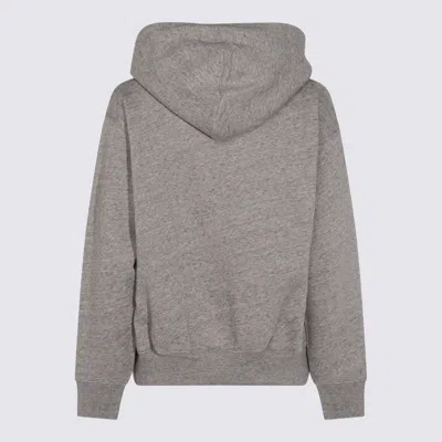 Polo Ralph Lauren Relaxed Fit Knit Sweatshirt With Playful Bear Graphic In Gray