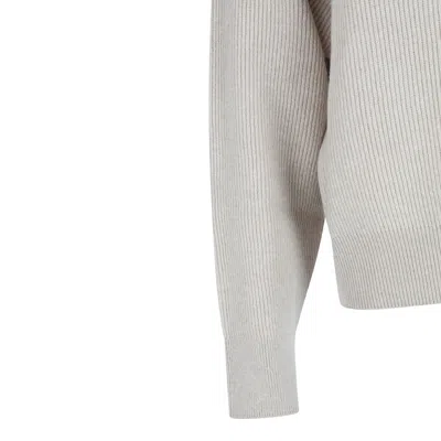 Brunello Cucinelli Sweaters Feather In White