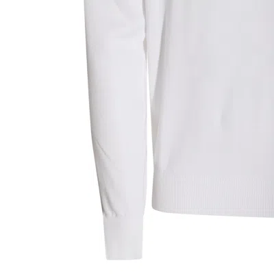 Malo Sweaters Light And Natural In White