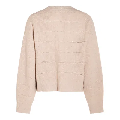 Brunello Cucinelli Sweaters Light And Natural In Pink
