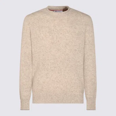 Brunello Cucinelli Sweaters Light And Natural In Brown