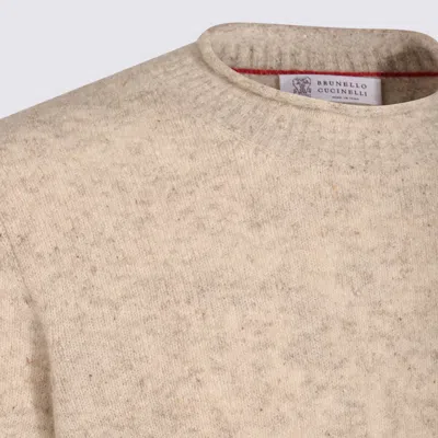 Brunello Cucinelli Sweaters Light And Natural In Brown