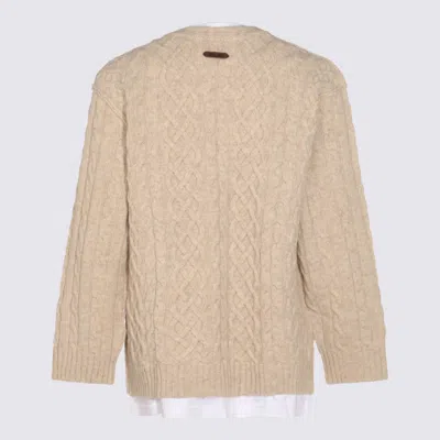 Moschino Sweaters Light And Natural In Neutral