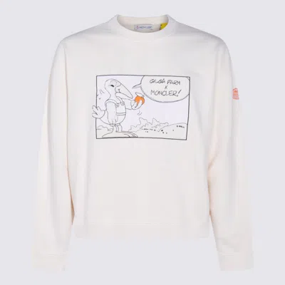 Moncler Genius Gilga Farm By Donald Glover Sweaters Light And Natural In White