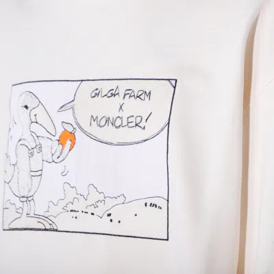 Moncler Genius Gilga Farm By Donald Glover Sweaters Light And Natural In White