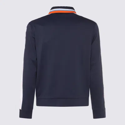 Casablanca Ribbed Collar Side Pockets Track Jacket In Multi