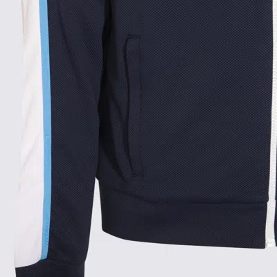 Casablanca Ribbed Collar Side Pockets Track Jacket In Multi