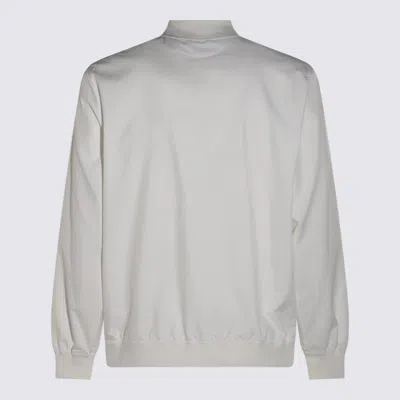 Brunello Cucinelli Ribbed Long Sleeve Sweatshirt In Gray