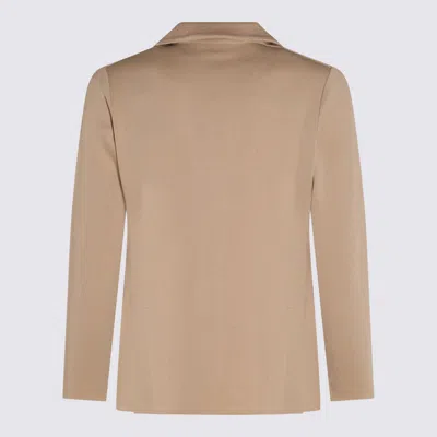 Lardini Lapel Button Front Textured Pockets Suit In Neutral