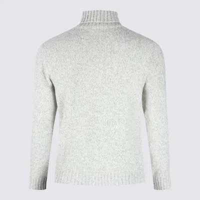 Eleventy Argyle Pattern Crewneck Sweater In Gray