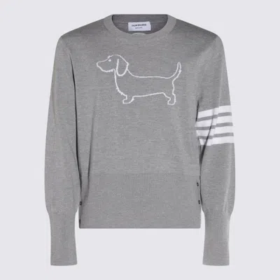 Thom Browne Sweaters Lt Grey In Gray