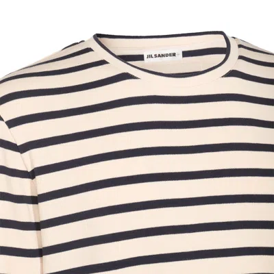 Jil Sander Bluejay Cotton Long Sleeved Top