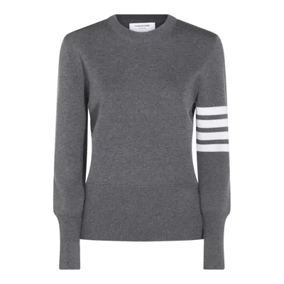 Thom Browne Sweaters Med Grey In Gray