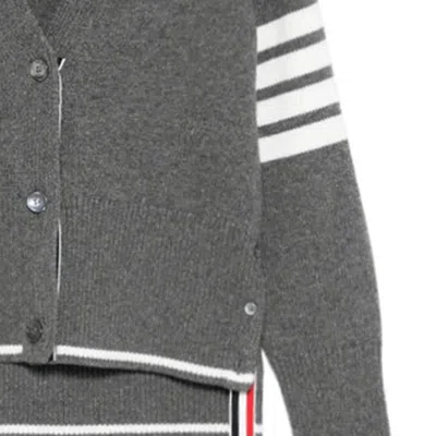 Thom Browne 4-bar Stripe Wool Cardigan