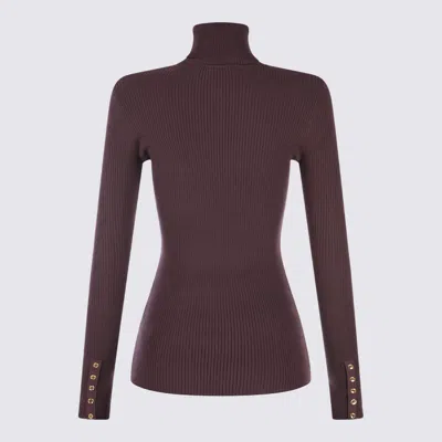 Elisabetta Franchi Dark Red Knitwear