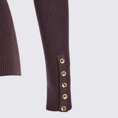 Elisabetta Franchi Dark Red Knitwear