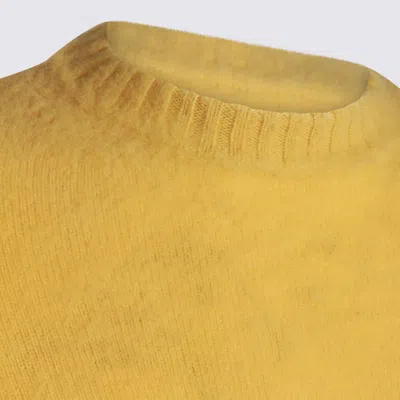 Piacenza Cashmere Sweaters Mostarda In Yellow