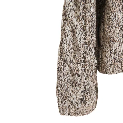 Brunello Cucinelli Women Wool And Cashmere Sweater With Sequins