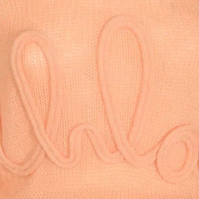 Chloé Sweaters Peach Orange In Pink