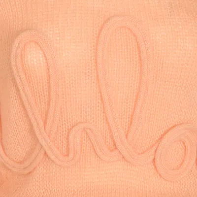 Chloé Sweaters Peach Orange In Pink