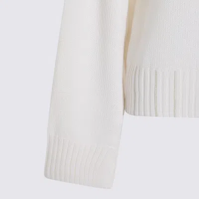 Fabiana Filippi Sweaters Rafia In White