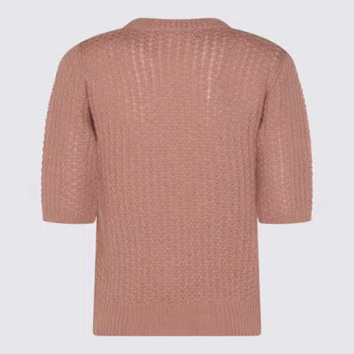Fabiana Filippi Knit Crewneck Mid-length Ribbed Textured