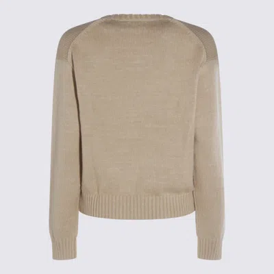 Polo Ralph Lauren Beige Cotton Polo Bear Jumper In Neutral