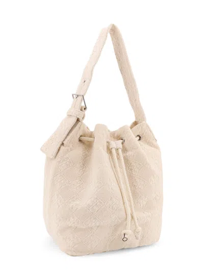 Tory Burch T Monogram Terry Canvas Bucket Bag