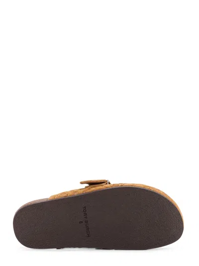 Tory Burch T Monogram Mellow Jacquard Suede Mule