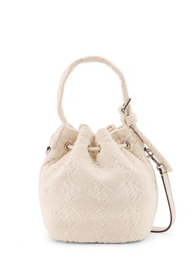 Tory Burch T Monogram Terry Mini Canvas Bucket Bag