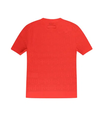 Tory Burch T-monogram Viscose Blend Top In Red