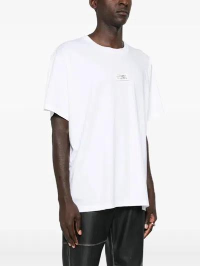 Mm6 Maison Margiela Cotton Crew-neck T-shirt With Numeric Signature Patch