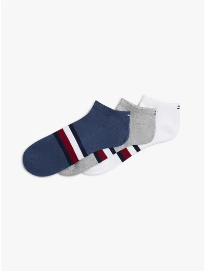 Tommy Hilfiger Stripe Ankle Sock 3 In Multi