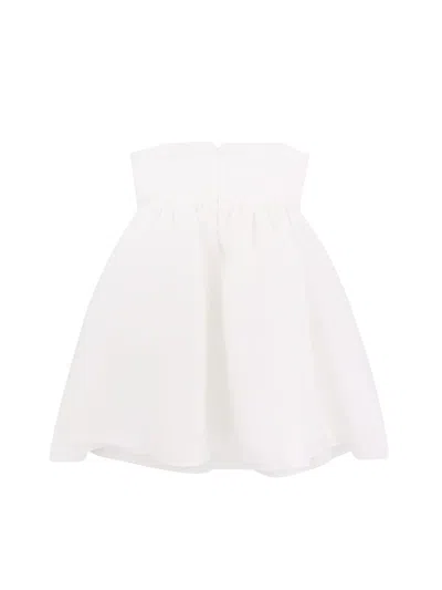 Self-portrait White Dress In White