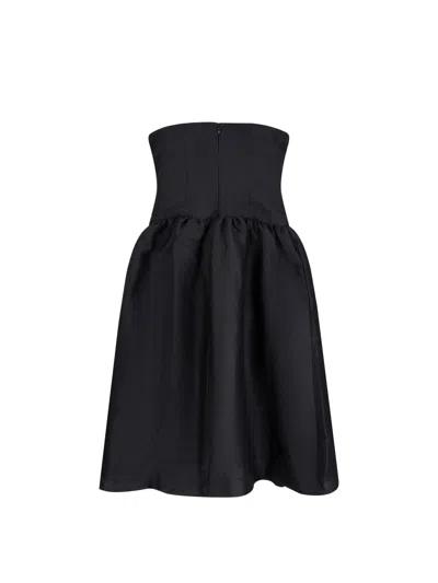 Self-portrait Taffeta' Décolleté Dress With Maxi Bow