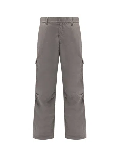 Laminar Tech-popeline Cargo Trouser In Gray