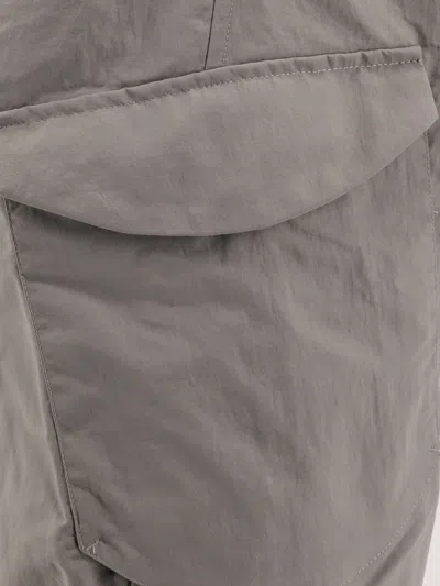Laminar Tech-popeline Cargo Trouser In Gray