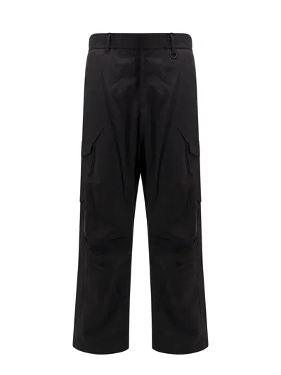 Laminar Tech-popeline Cargo Trouser In Black