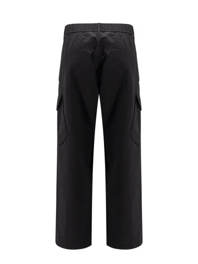 Laminar Tech-popeline Cargo Trouser In Black