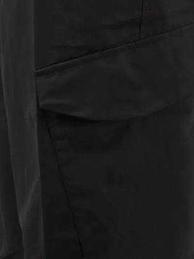 Laminar Tech-popeline Cargo Trouser In Black
