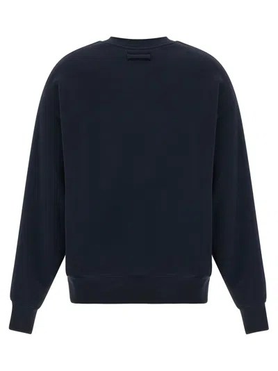Jean Paul Gaultier The Blue Gaultier Label Sweatshirt Blue In Black
