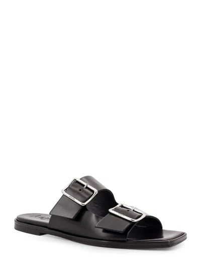 Aeyde Tonya Leather Sandals With Double Strap